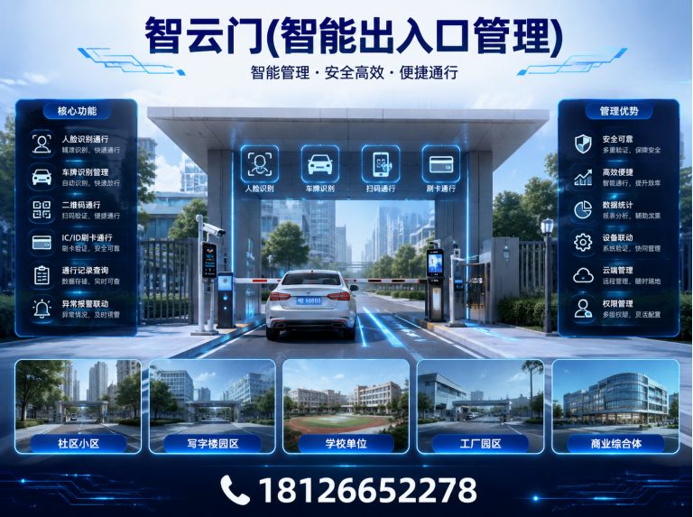 佛山智能悬臂门展示图